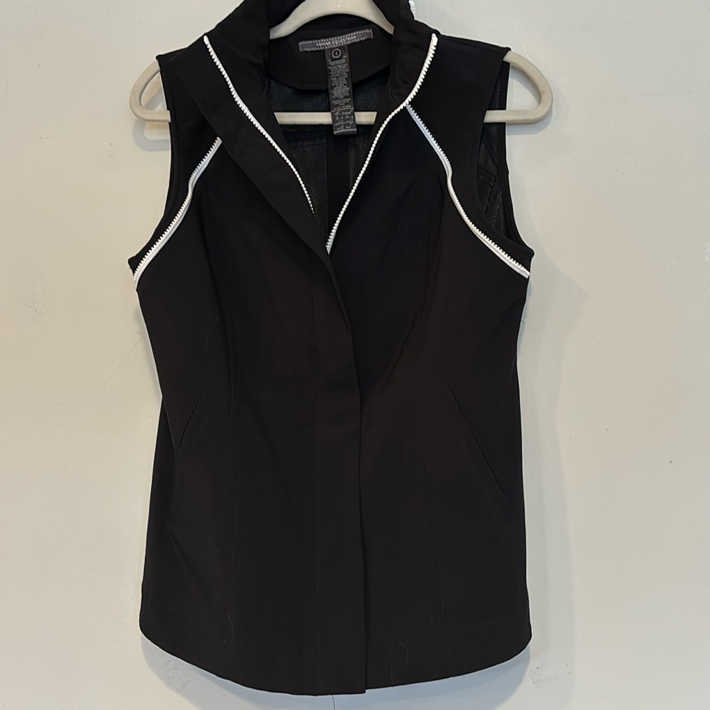 Asmar Equestrian Small Black Womens Vest